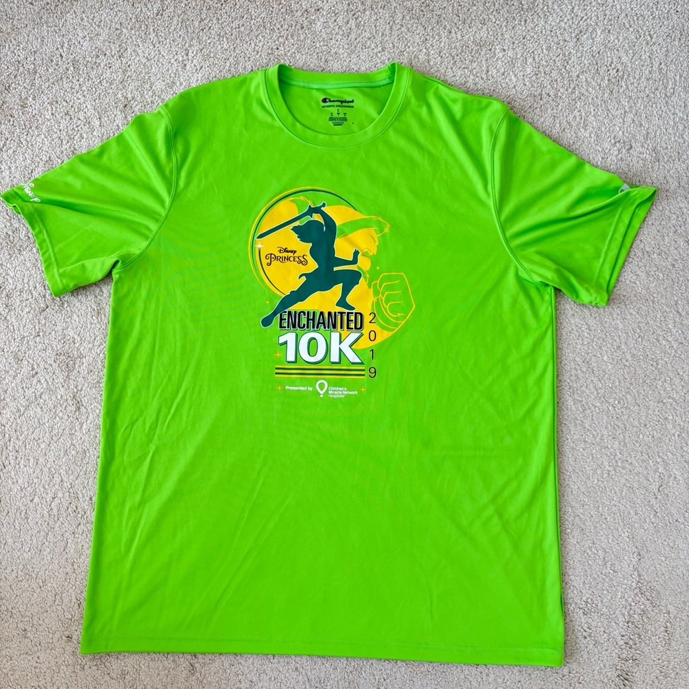 RunDisney Men’s 2019 Green Enchanted 10K T-Shirt